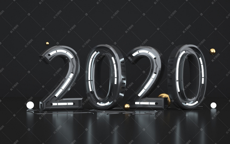 c4d鼠年创意文字2020