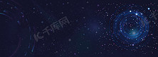 星球科幻星云背景banner