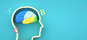 C4D简约医疗人体大脑思维