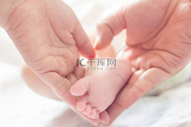 婴儿手脚特写