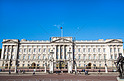 英国伦敦白金汉宫全景摄影图