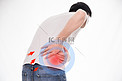 腰酸背痛腰痛腰肌劳损男性受伤摄影图配图