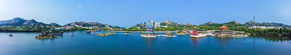 西霞口白天隆霞湖景区旅游摄影图配图