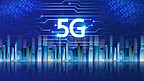 5G科技芯片技术夜晚城市5G芯片科技城市科技摄影图配图
