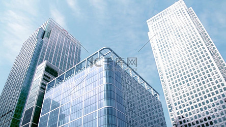 城市办公楼商务楼摄影图