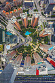 城市中午广西南宁东盟商务区楼城市楼群航拍楼顶无人机摄影图配图