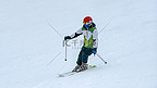 单人双板滑雪上午滑雪冬季素材摄影图配图