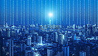 科技互联城市科技城市合成合成摄影图配图