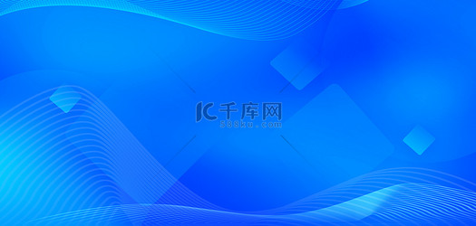 简约线条方块蓝色简约科技活动背景