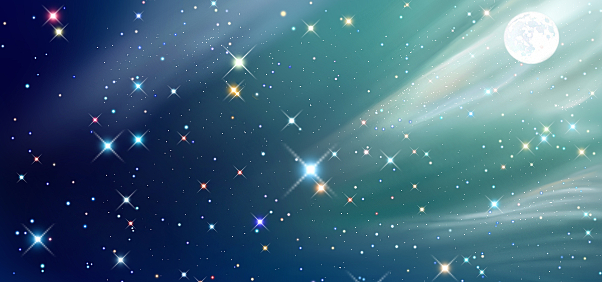 唯美星空背景