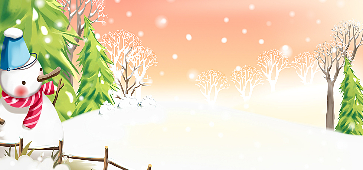 冬季卡通背景