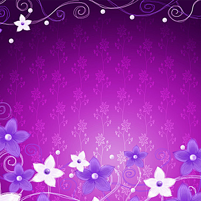 花朵 紫色 底纹 梦幻 浪漫 主图             此素材是90设计网官方
