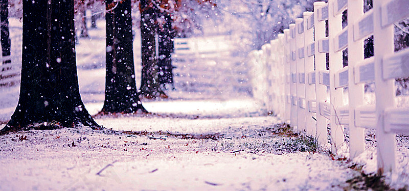 冬天唯美雪景
