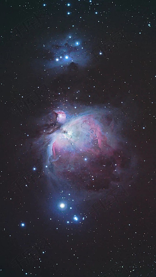 梦幻星空科幻h5背景