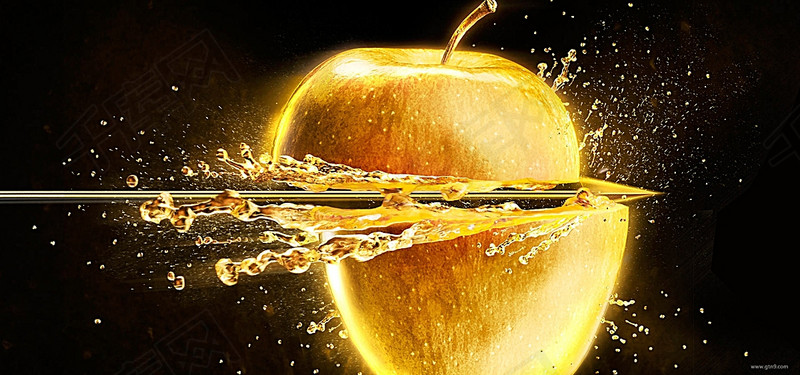 切水果 游戏 切割 苹果背景图片免费下载_海报