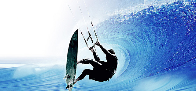 极限运动冲浪PSD背景图片素材