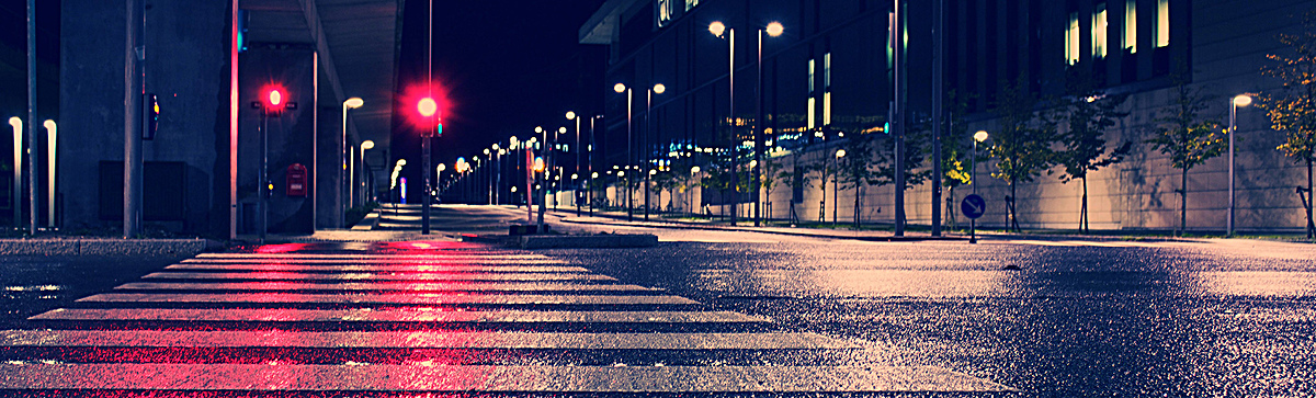 夜晚街道背景背景图片素材