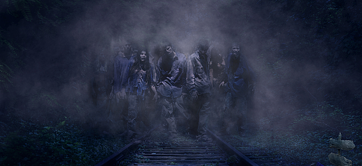 万圣节恐怖蝙蝠黑色banner