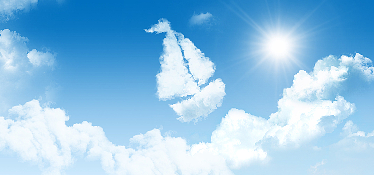 晴空万里背景图片免费下载_海报banner/psd_千库网
