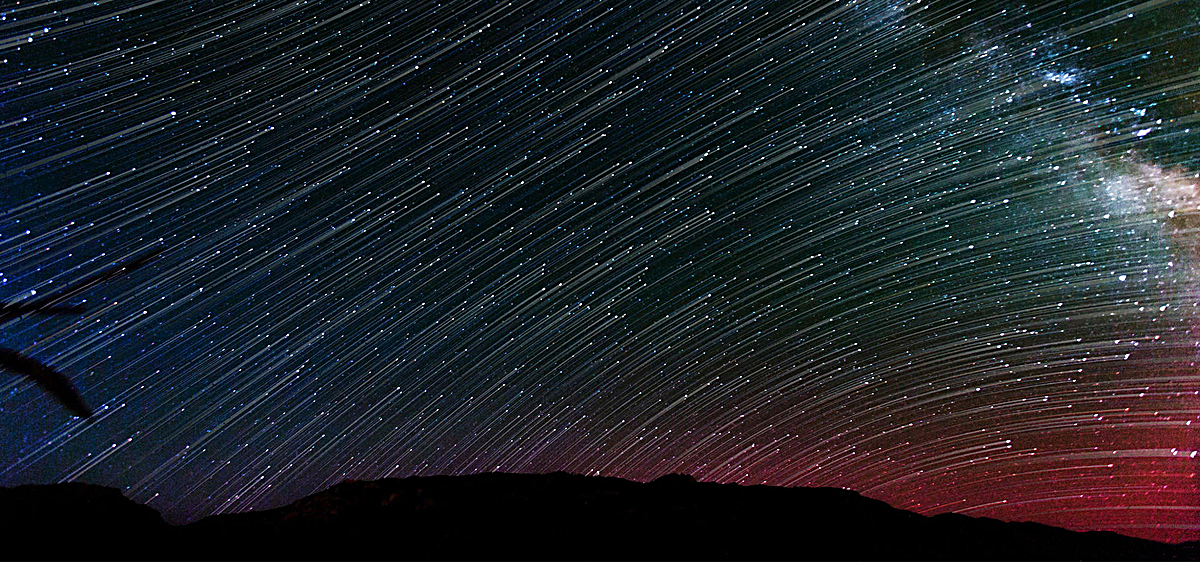 夜晚星空背景图