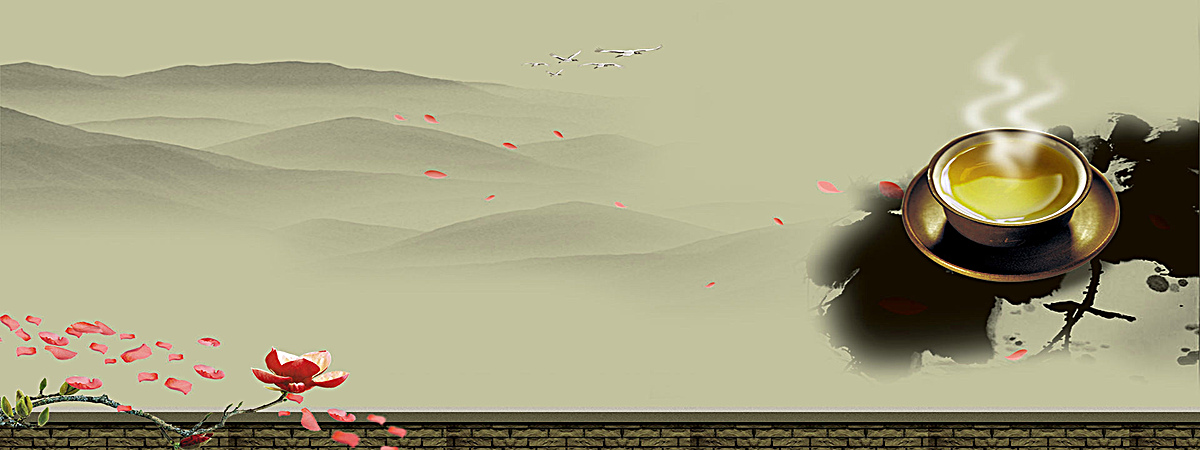古风古韵茶banner
