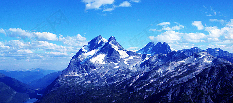 雪山冰川唯美背景