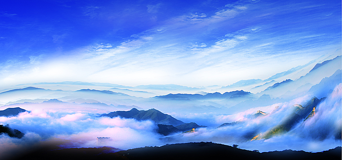 湛蓝天空