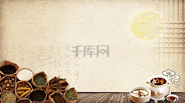 中国药材中医背景