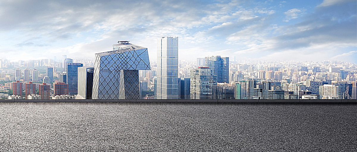 大气商业城市大厦风景