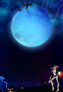 万圣节海报h5图片下载_html5背景图片设计素材