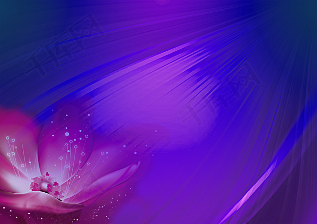 花朵紫色浪漫淘宝背景图