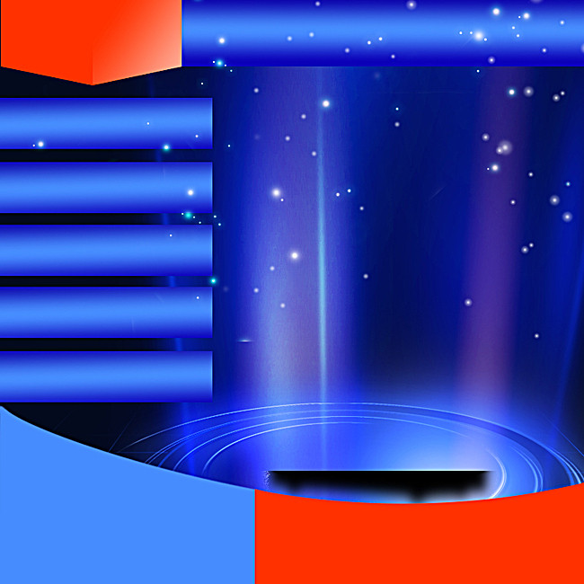 商务蓝底红块除湿机背景图片背景素材免费下载