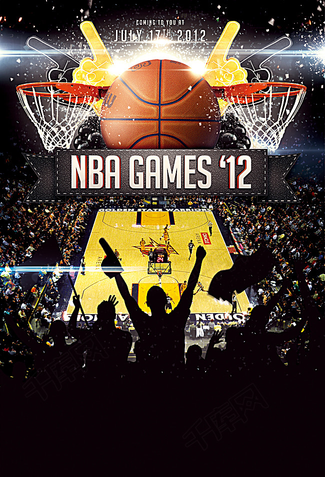 nba篮球赛海报
