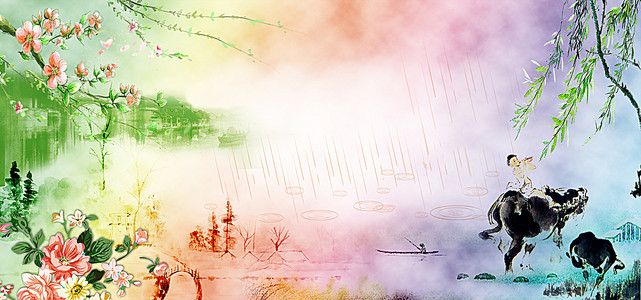 春天花草树木背景图背景图片免费下载_广告背