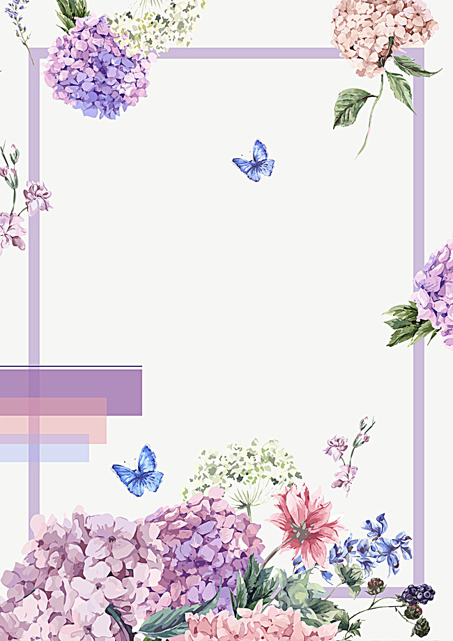 浪漫紫罗兰女神节主题背景_平面广告图片下载