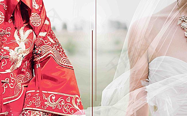 中式婚纱背景_中式婚纱(2)