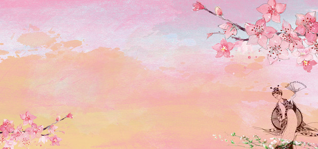 桃林图片背景-背景-图片-模板-背景模板编号:ta