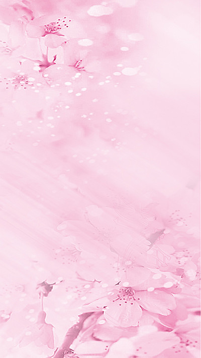三生三世十里桃花粉色唯美背景素材_h5图片背