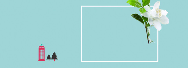 清新简约淘宝服装海报背景_平面广告图片下载