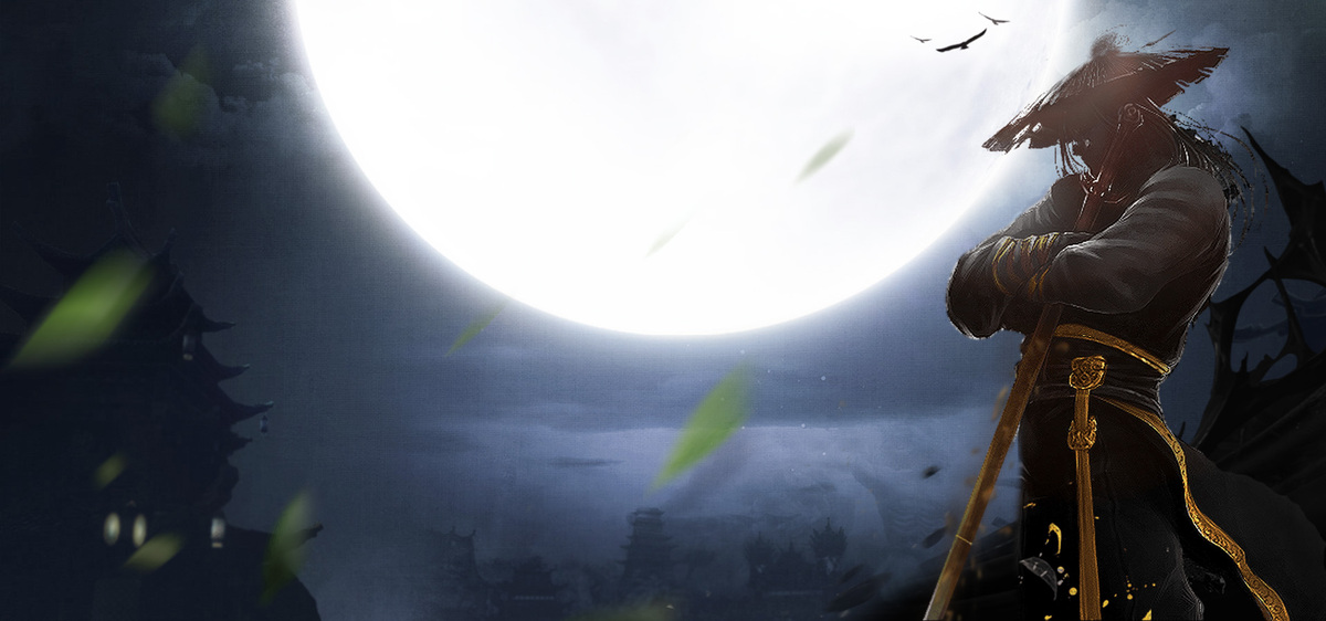 古风武侠游戏海报banner