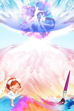 【彩绘广告背景图片】_彩绘广告高清背景素材