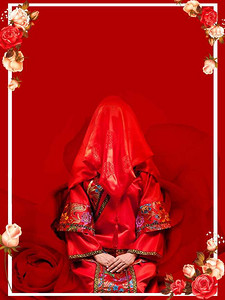 红色婚纱背景_红色婚纱图片