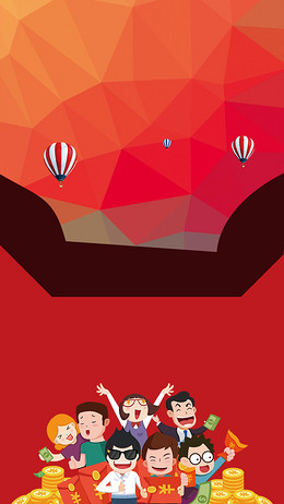 【卡通红背景背景图片】_卡通红背景高清背景