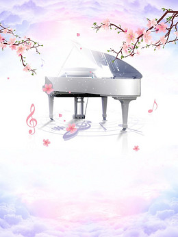 钢琴音乐会海报