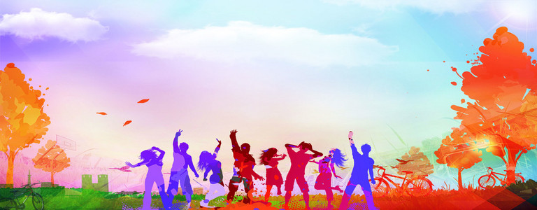 青春活力招聘广告背景图片免费下载_广告背景