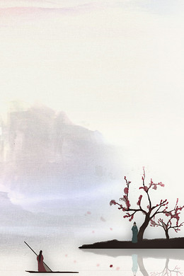 【古风渔船背景图片】_古风渔船高清背景素材