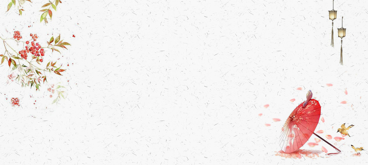 古风落花唯美淡雅背景图片免费下载_海报banner/psd