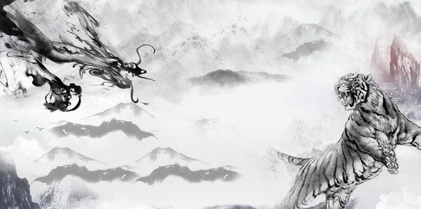 【龙争虎斗背景图片】_龙争虎斗高清背景素材