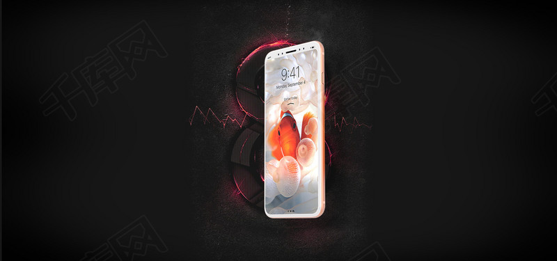 iphone8手机促销背景图片免费下载_海报banner/psd_千