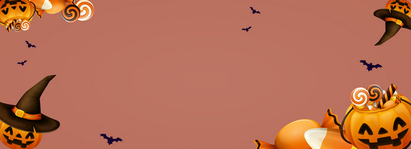 【万圣节鬼屋海报背景图片】_万圣节鬼屋海报